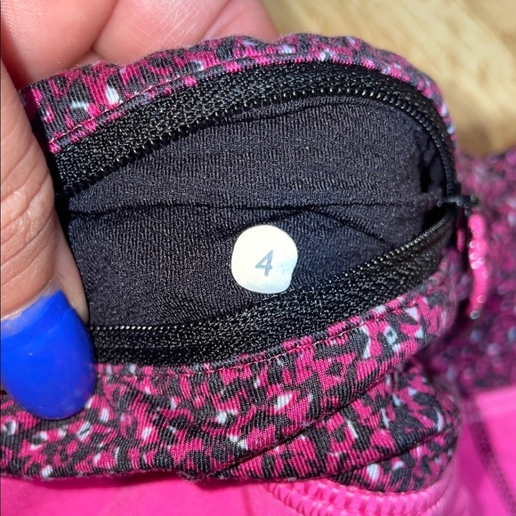 Lululemon Athletica Speedy Pink Athletic Shorts with Curved Hem - Picture 7 of 7